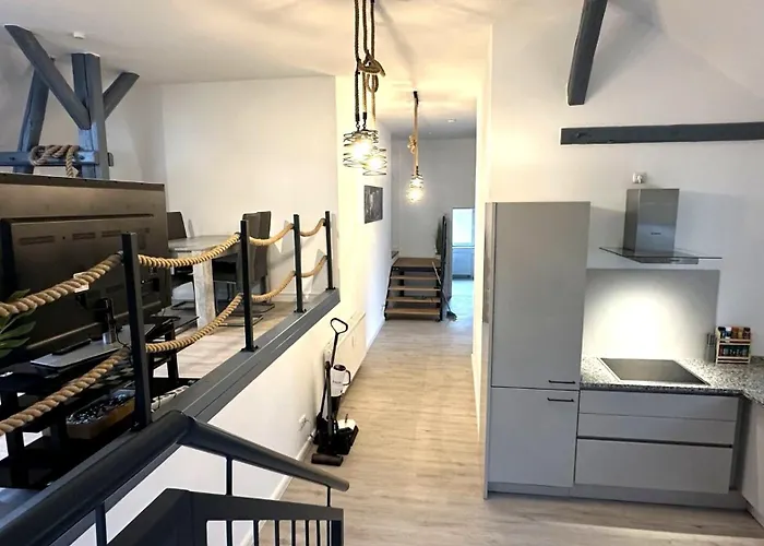 شقة Loft9 Architektenwohnung Mit Dachterrasse Zentral لوبيك
